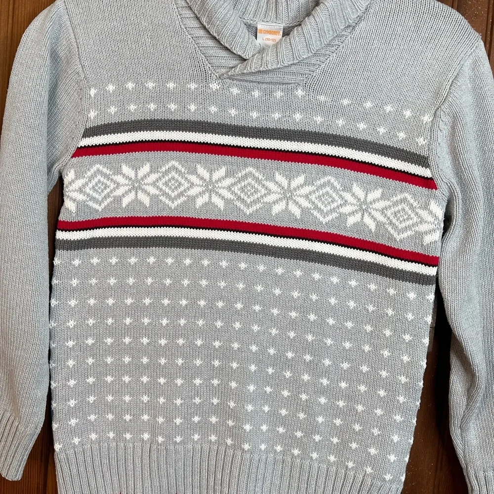 ⭐️Gymboree boys sweater Large 10/12. Great for winter!